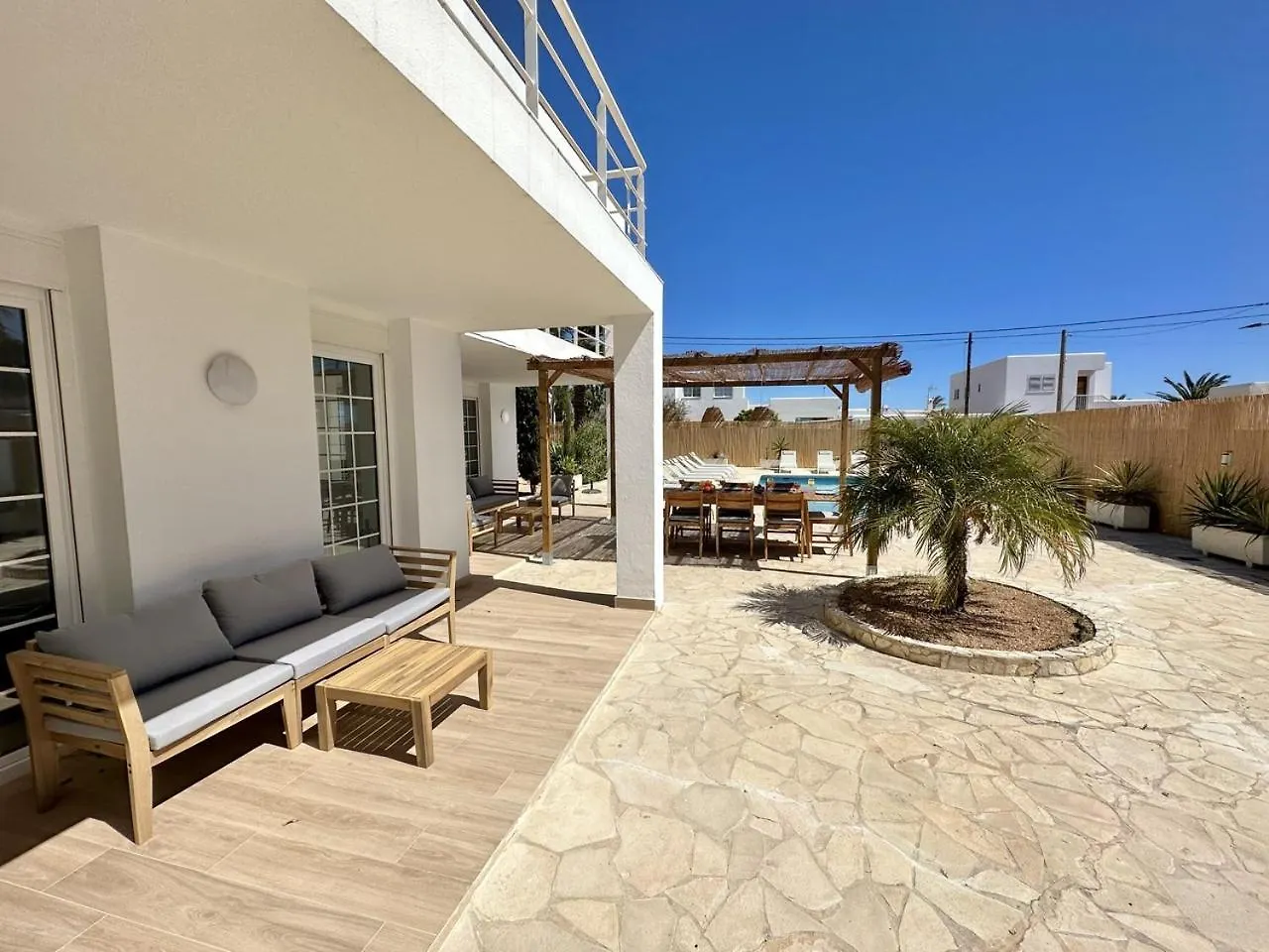 Villa In Playa Den Bossa, 5 Min Supermarketbbq Sant Jordi de ses Salines 0*,
